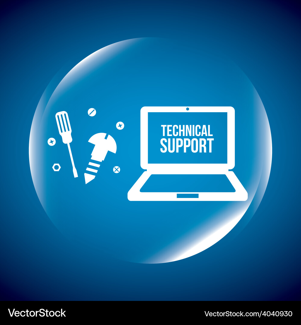 Computer support Vector Image