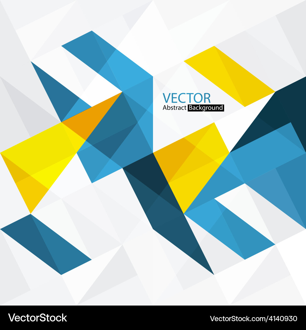 Geometric Triangle Background vector image