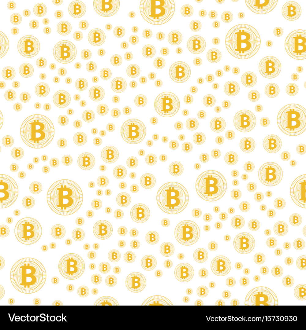 Gold bitcoin pattern cryptocurrency with lines – Royalty-Free Vector |  VectorStock