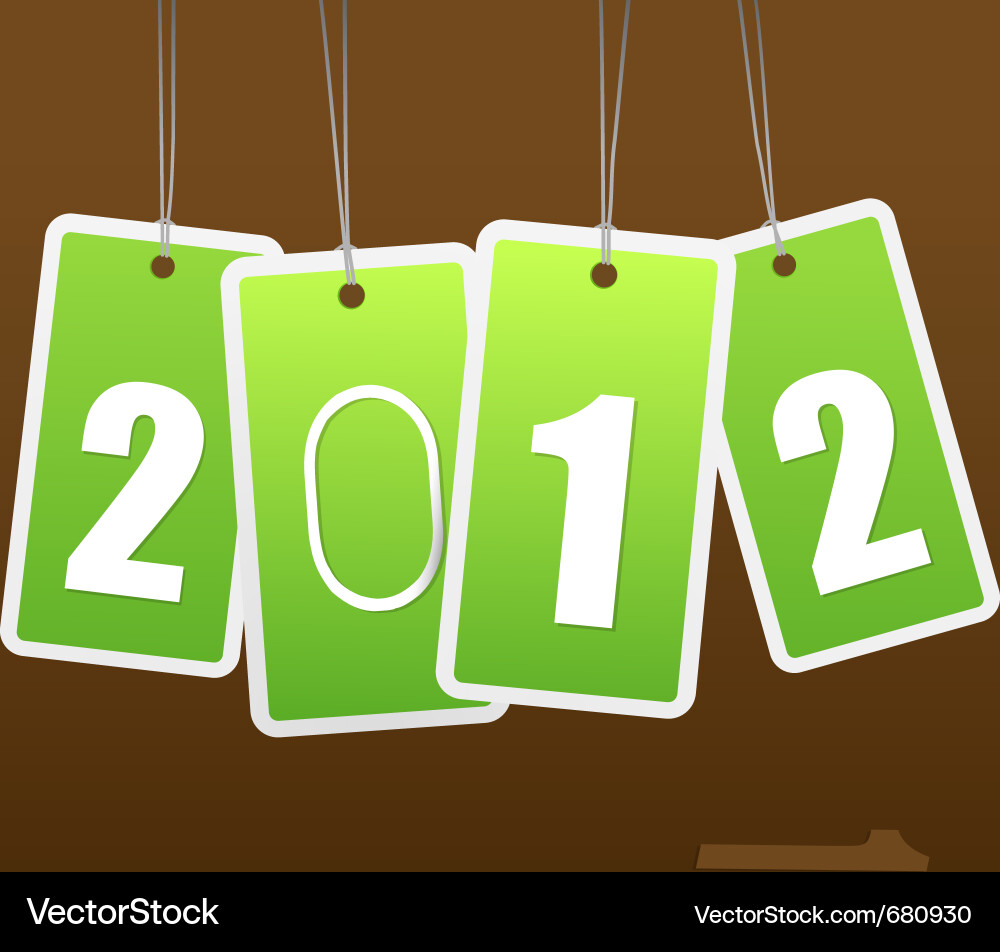 New year card Vector Image