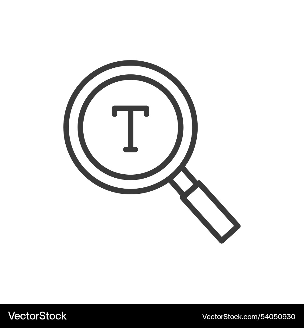 Textanalytik in Liniendesigndaten Textanalytik in Liniendesigndaten vektorbild