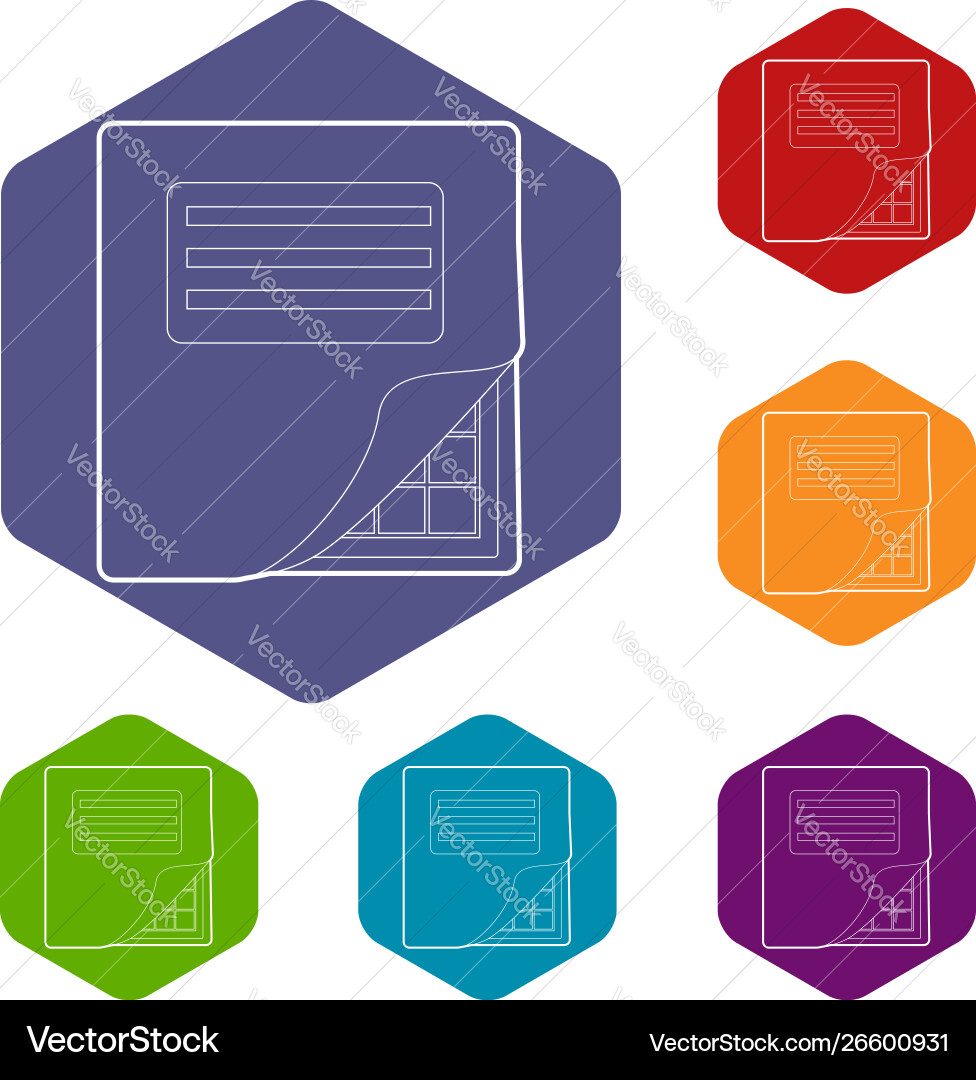 Folder with table excel icon outline style Folder with table excel icon outline style vector image