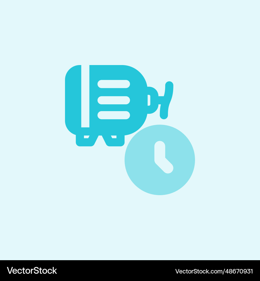 Machine powered faster through dynamo vector image