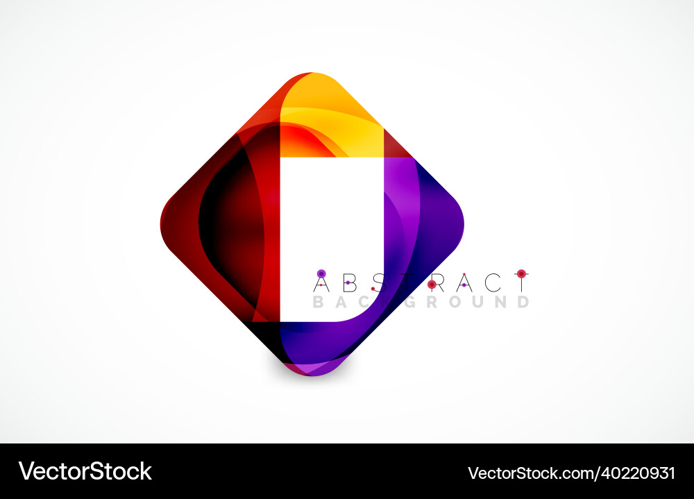 Minimal background abstract square shape Minimal background abstract square shape vector image