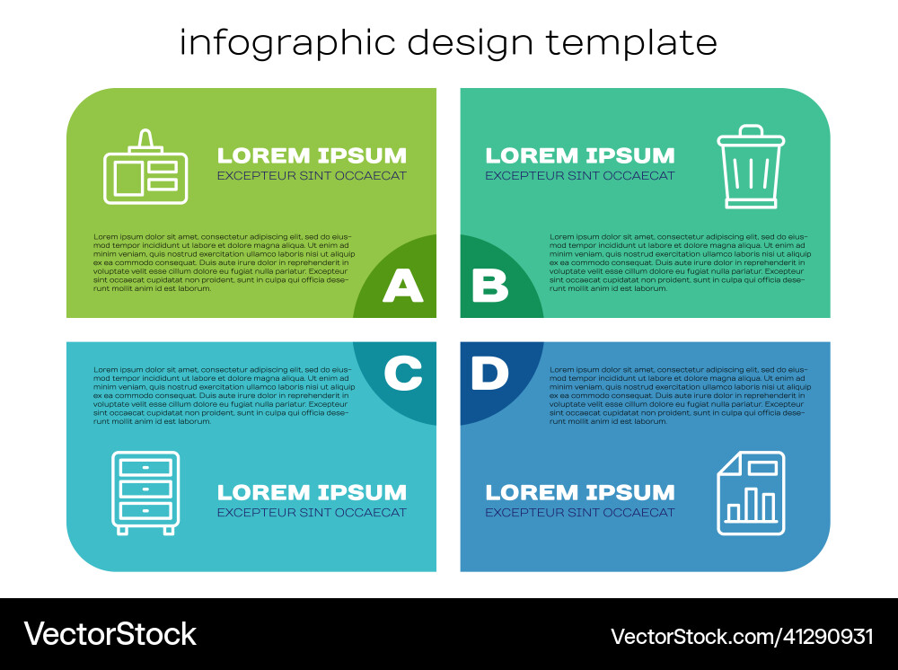 Set line archive papers drawer identification Set line archive papers drawer identification vector image
