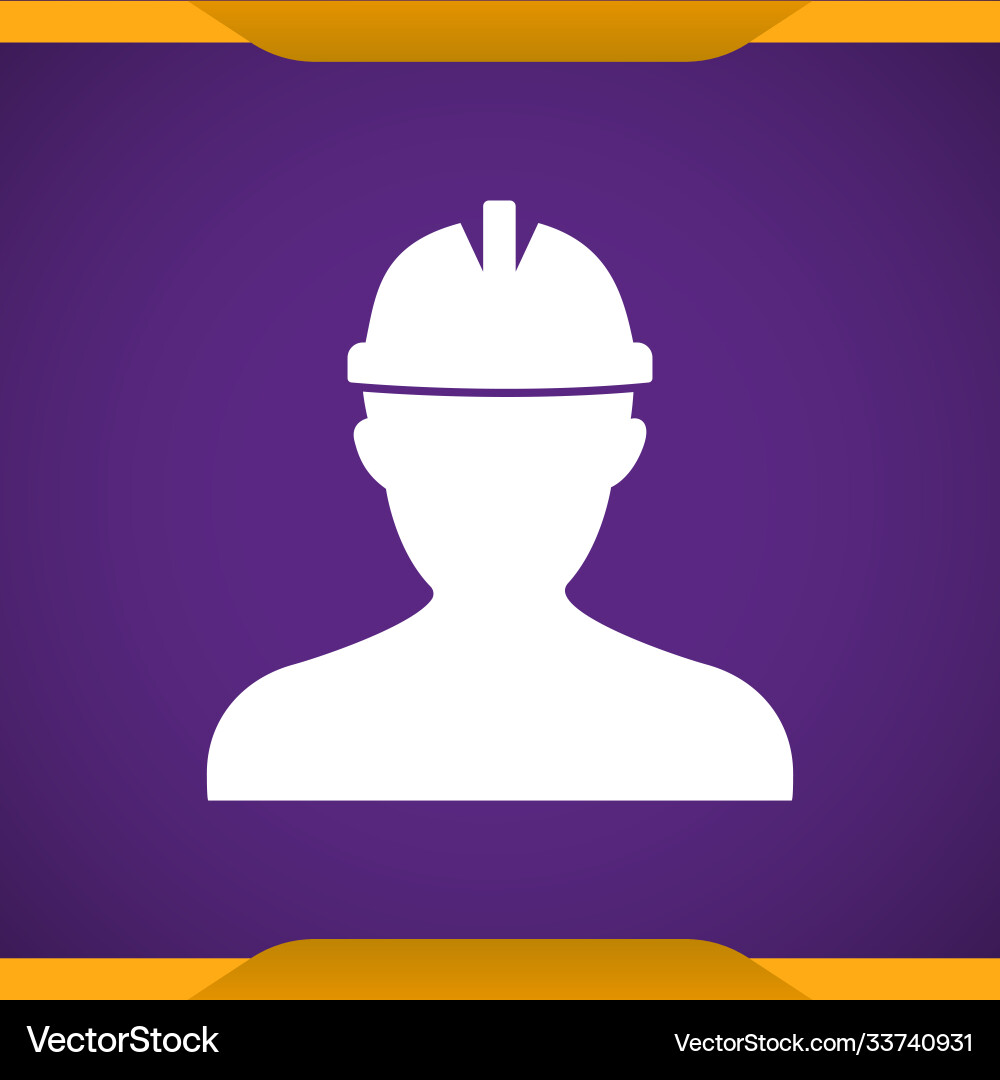 Worker icon for web and mobile Worker icon for web and mobile vector image