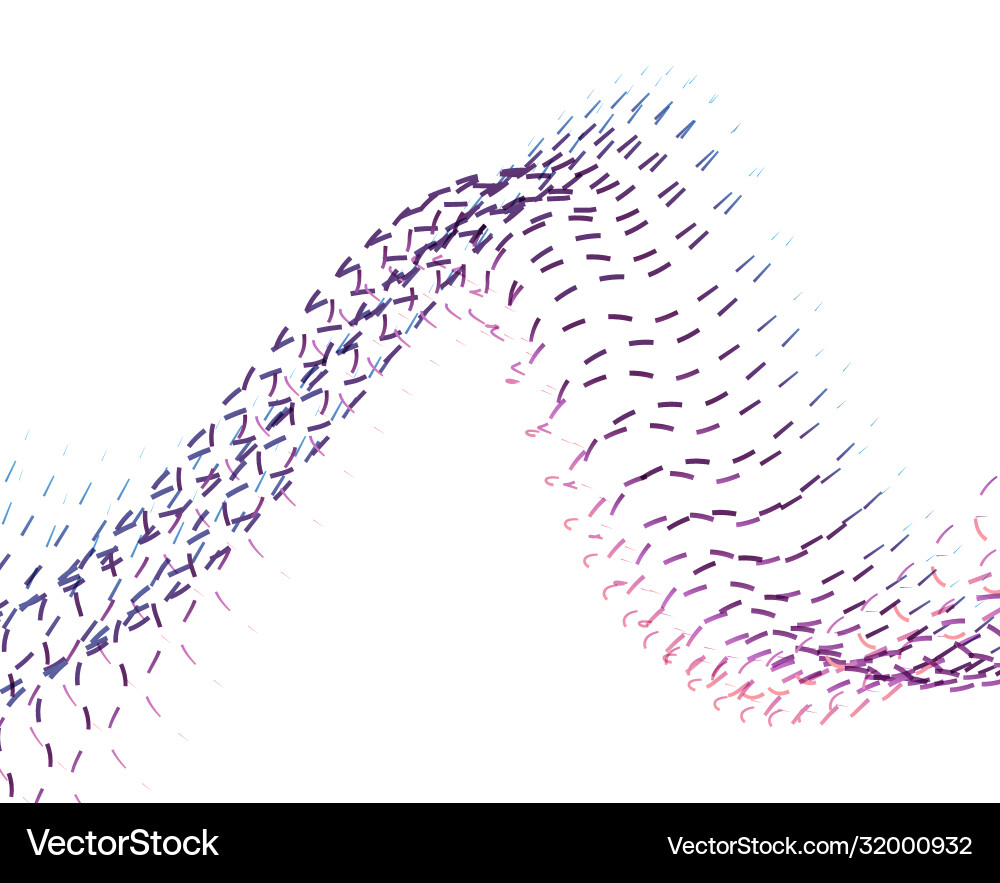 Abstract background blend wave line design Vector Image