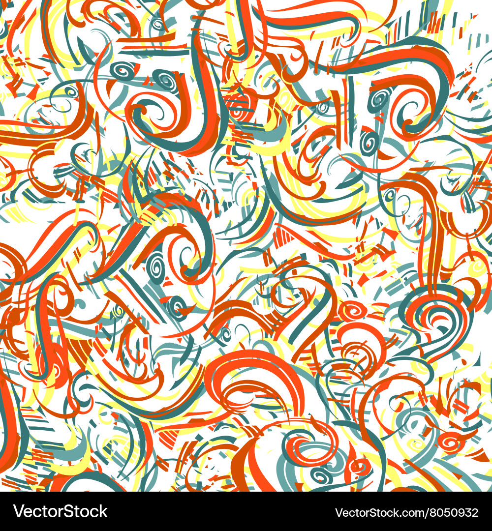 Background pattern with circles strokes Vector Image