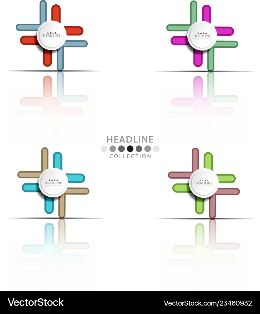 Brochure header layout template Brochure header layout template vector image