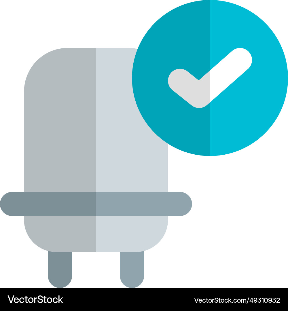 Ensure the capacitor functions correctly Vector Image