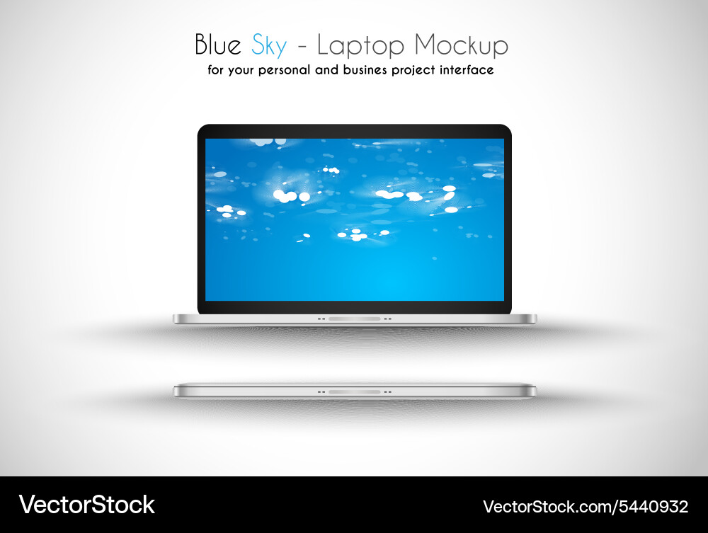 Modern devices mockups fpr your business projects Vector Image