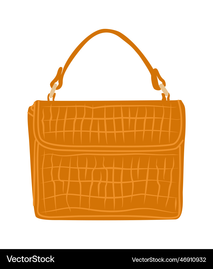 Moderne Mode Frauen Leder Krokodiltasche Moderne Mode Frauen Leder Krokodiltasche vektorbild