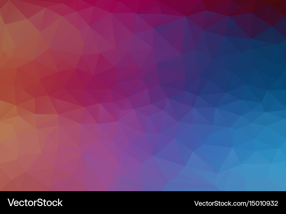 Original gradient color background with triangle vector image