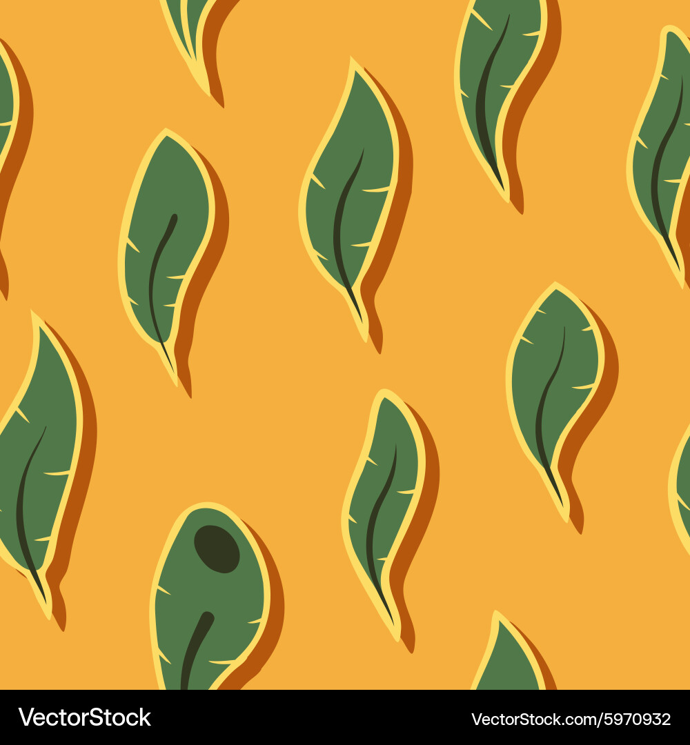 Seamless background with feather Vector Image