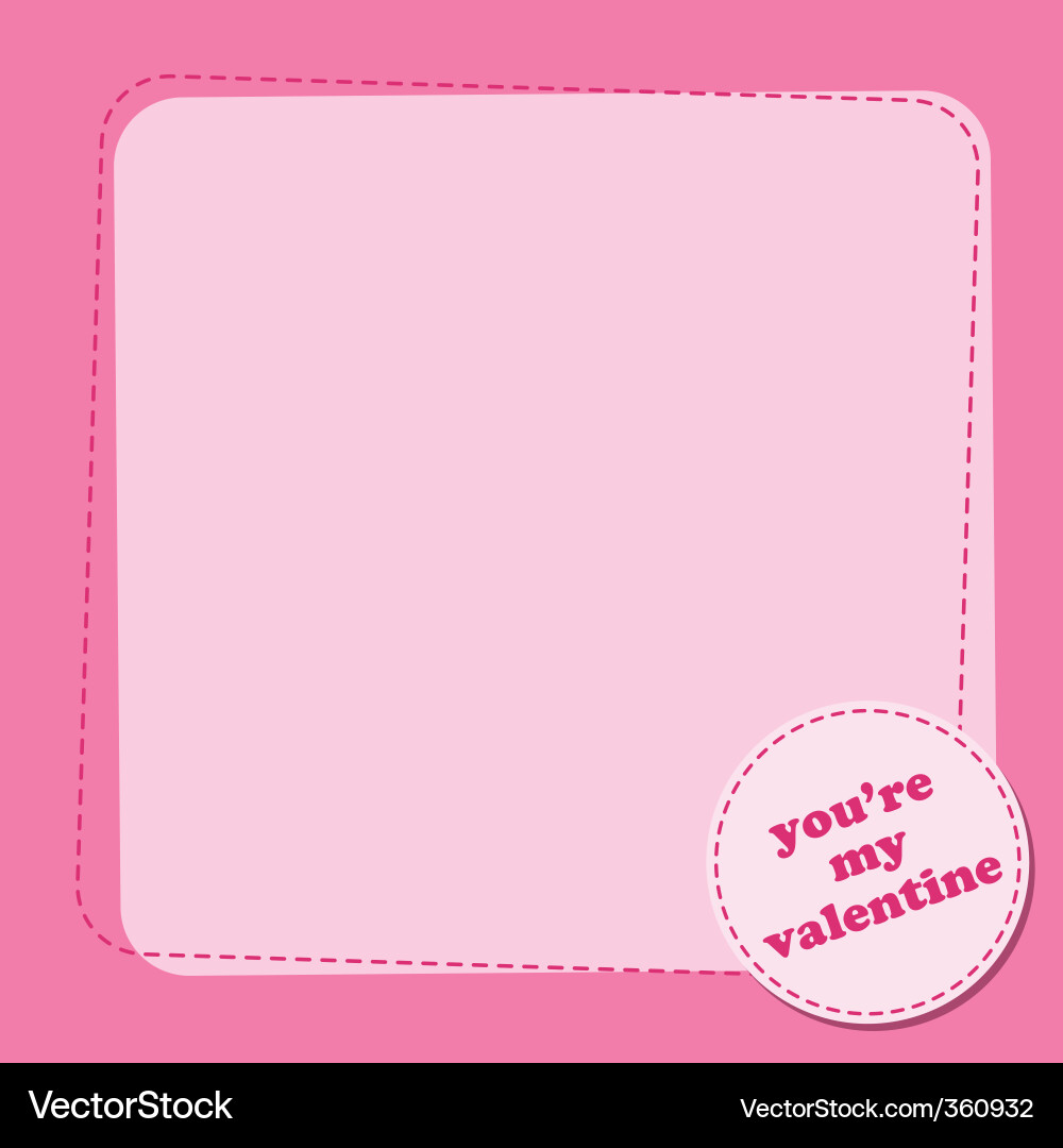Valentines day background Vector Image