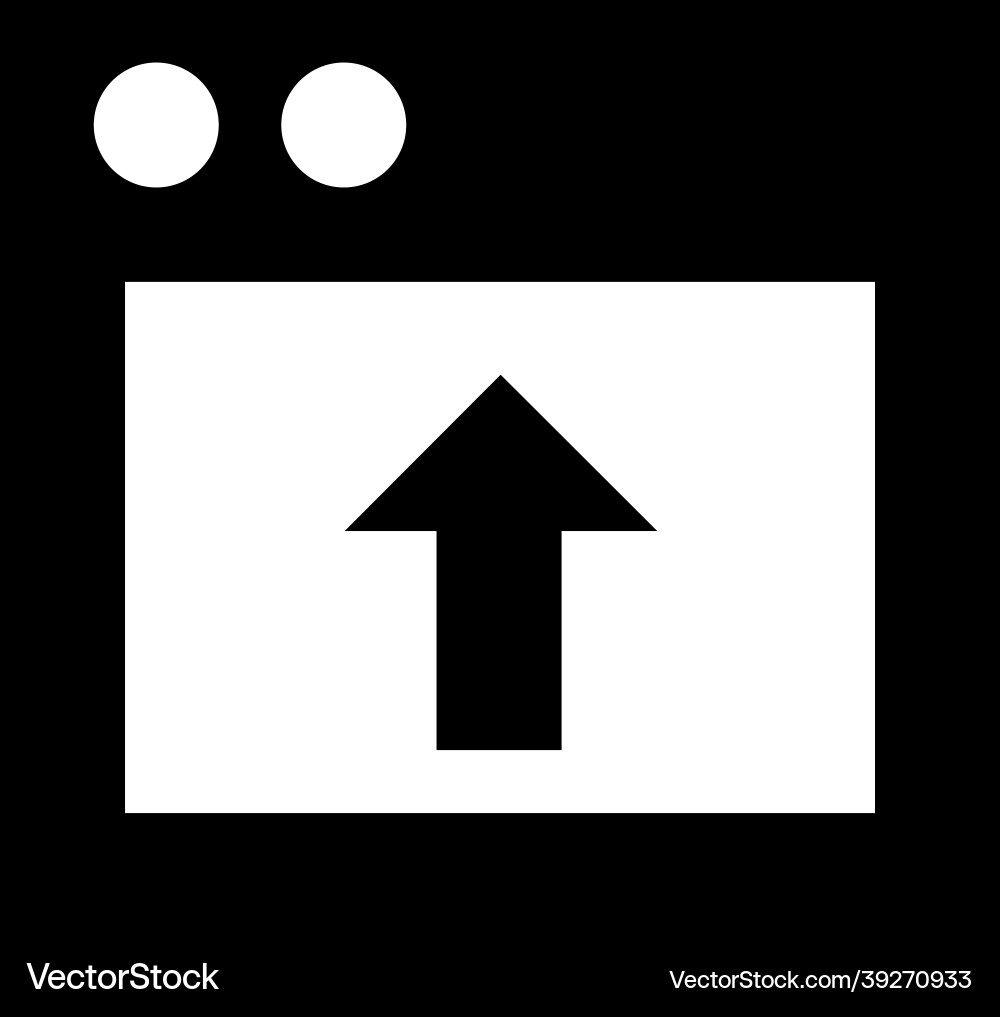 Web upload Vector Image