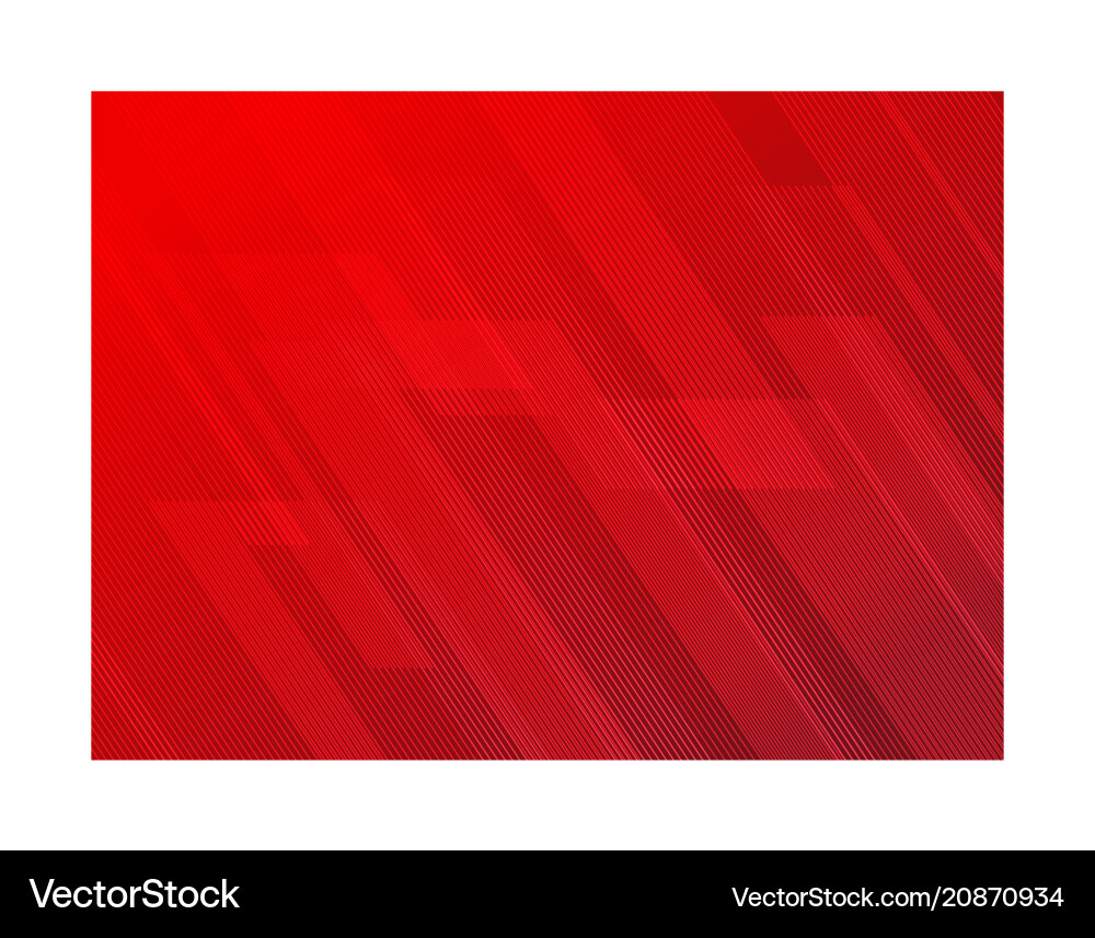 Abstract Red Line Pattern vector image