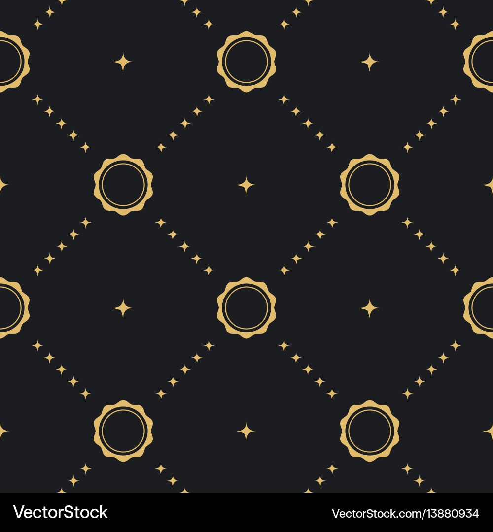 Baroque seamless background Royalty Free Vector Image