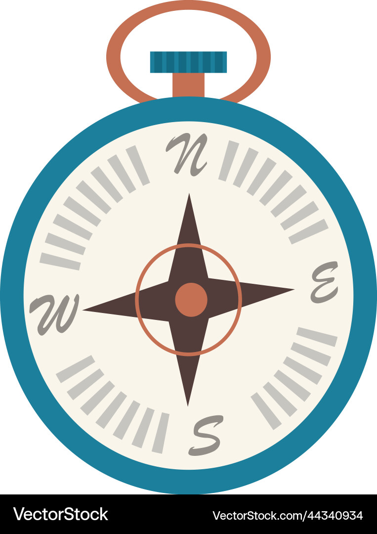 Compass guide device Vector Image