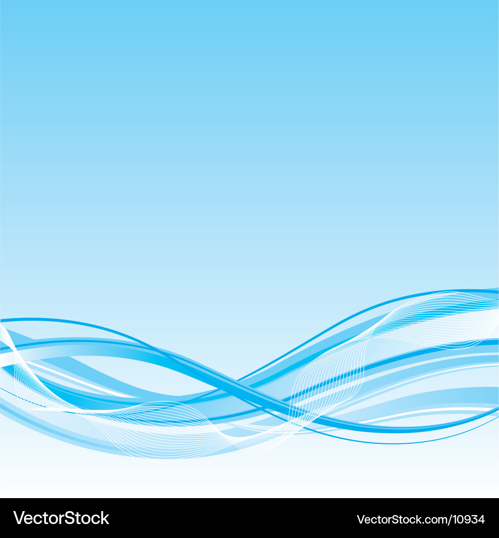 Flowing Curves Pattern Vector Image