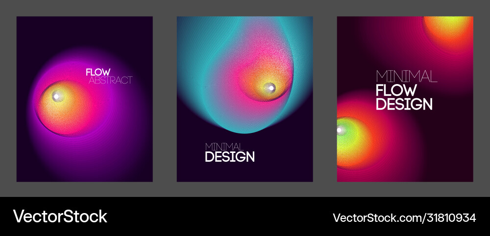 Gradient Abstract Shapes vector image