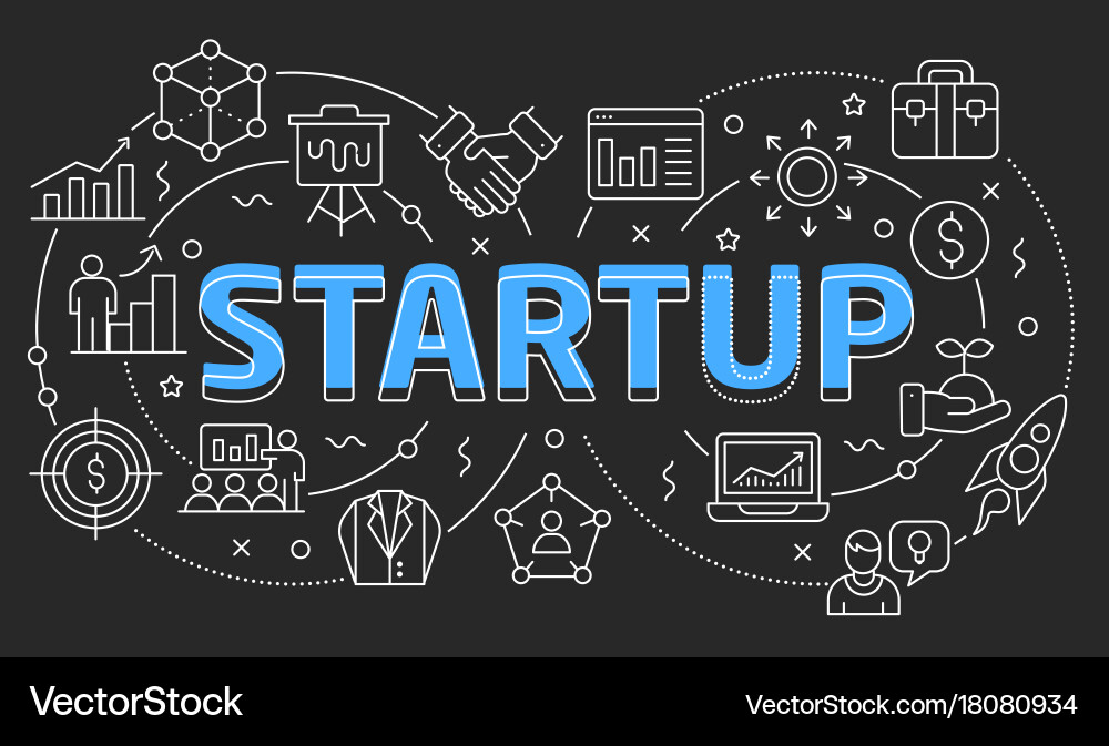Presentation Slide with Arrows vector image