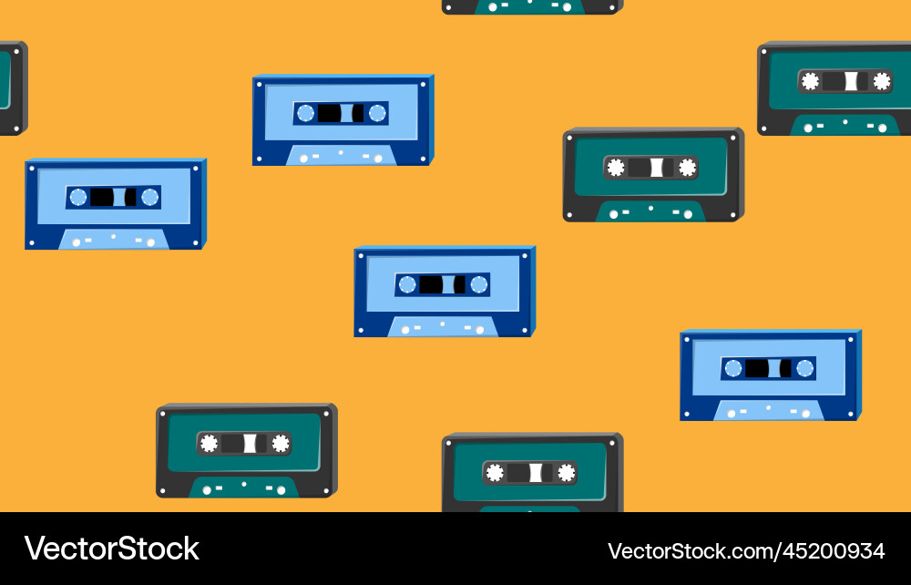 Seamless pattern endless with music audio Seamless pattern endless with music audio Vector Image