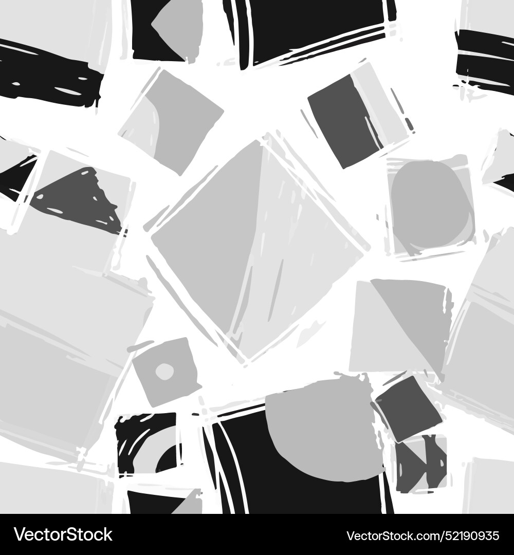 Abstract geometric pattern with squares and sharp Abstract geometric pattern with squares and sharp Vector Image