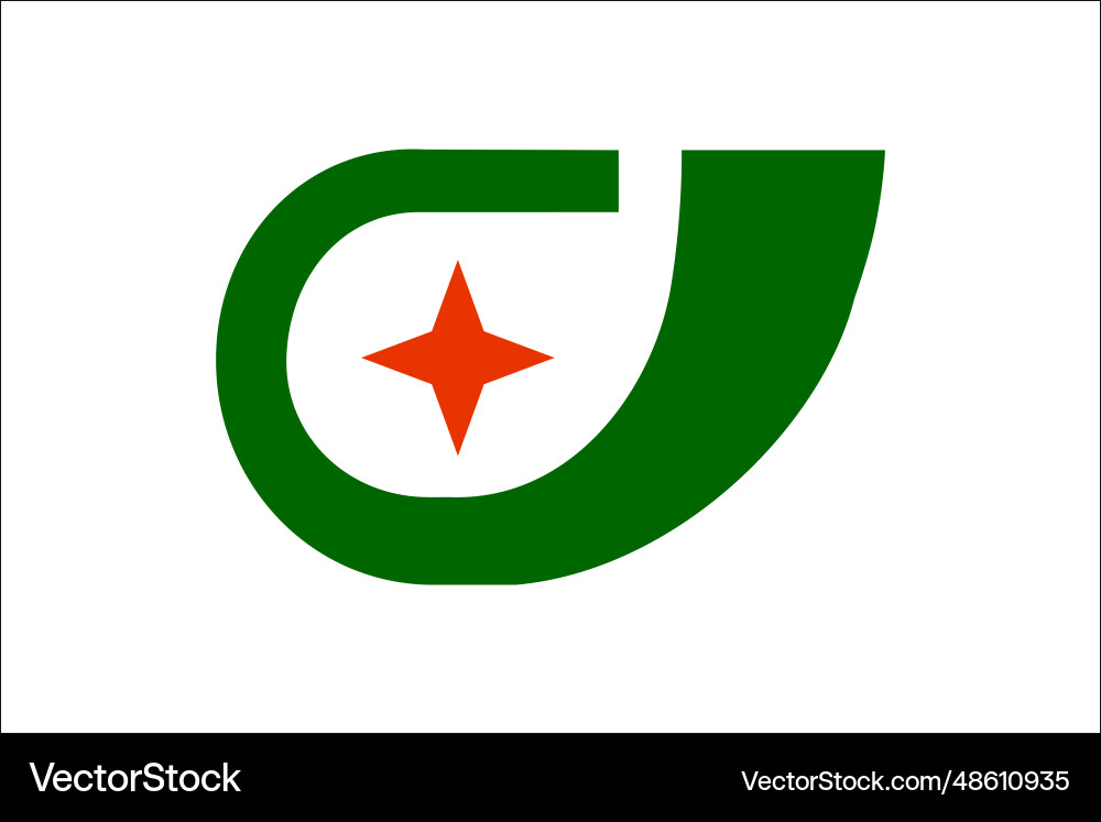 Chuo flag Vector Image