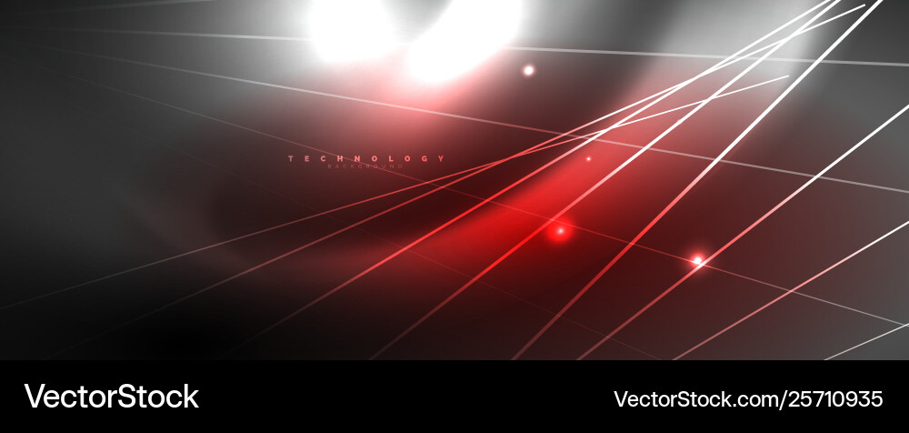 Color light with lines outer space background vector image