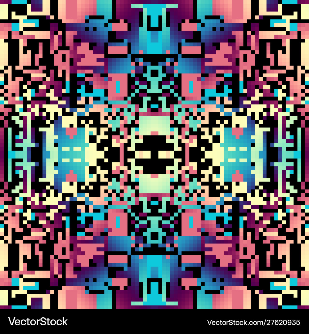 Geometric abstract pattern in low poly style Vector Image