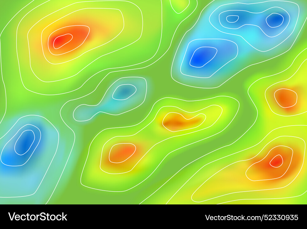 Gradient heat map background Royalty Free Vector Image