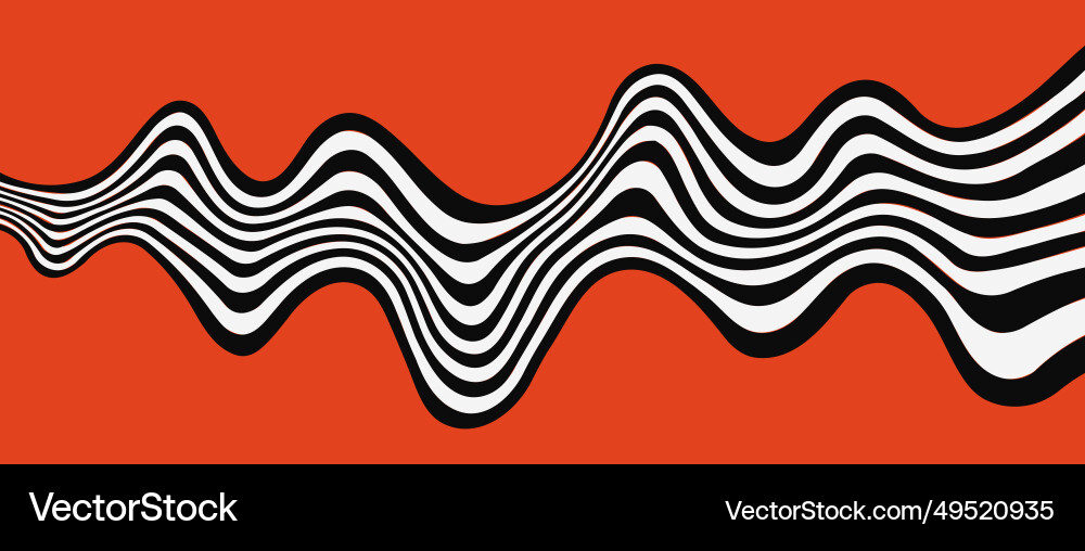Optical stripe wave pattern abstract geometric op Optical stripe wave pattern abstract geometric op vector image