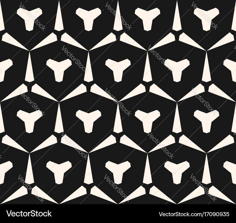 Seamless geometric pattern with triangular shapes Vector Image