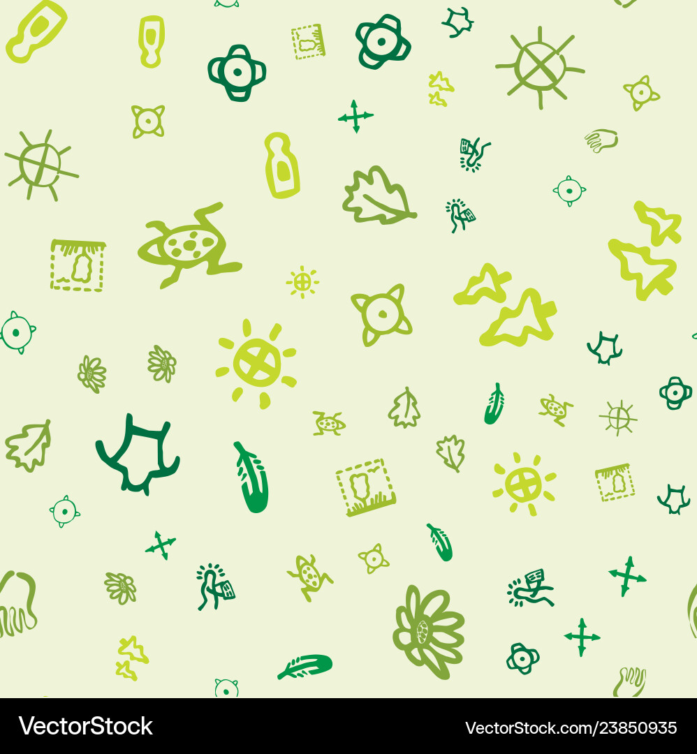 Streamless pattern with topographic icons Streamless pattern with topographic icons vector image