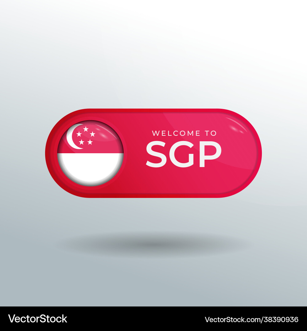 3d label and location pointer flag nation Vector Image
