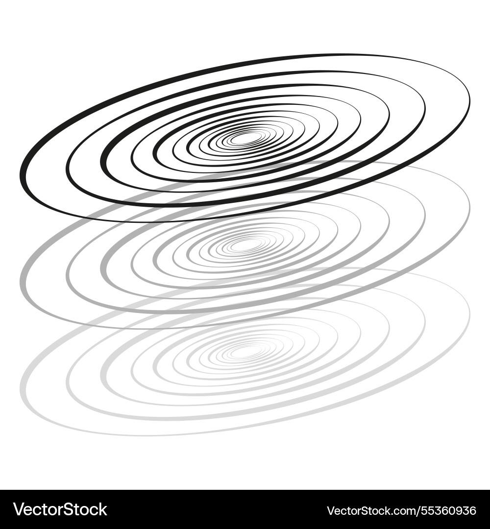 Circular wave concentric ripple pattern abstract Circular wave concentric ripple pattern abstract Vector Image