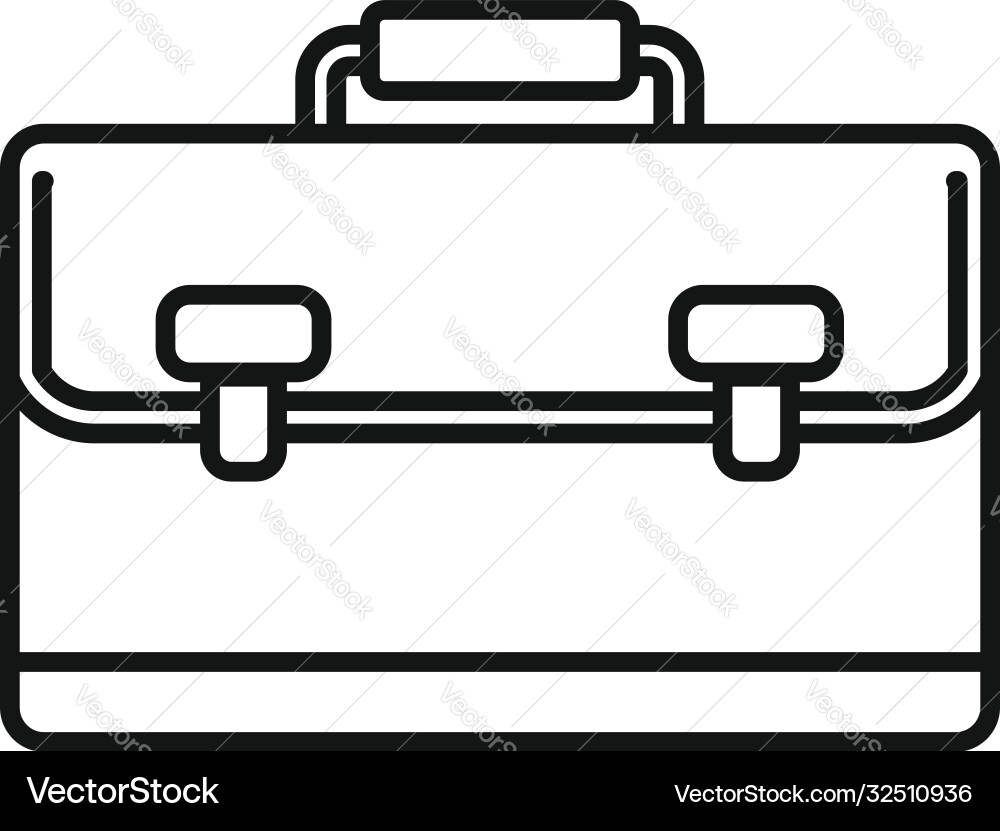 Marketing Tasche Icon Umriss Stil Marketing Tasche Icon Umriss Stil vektorbild