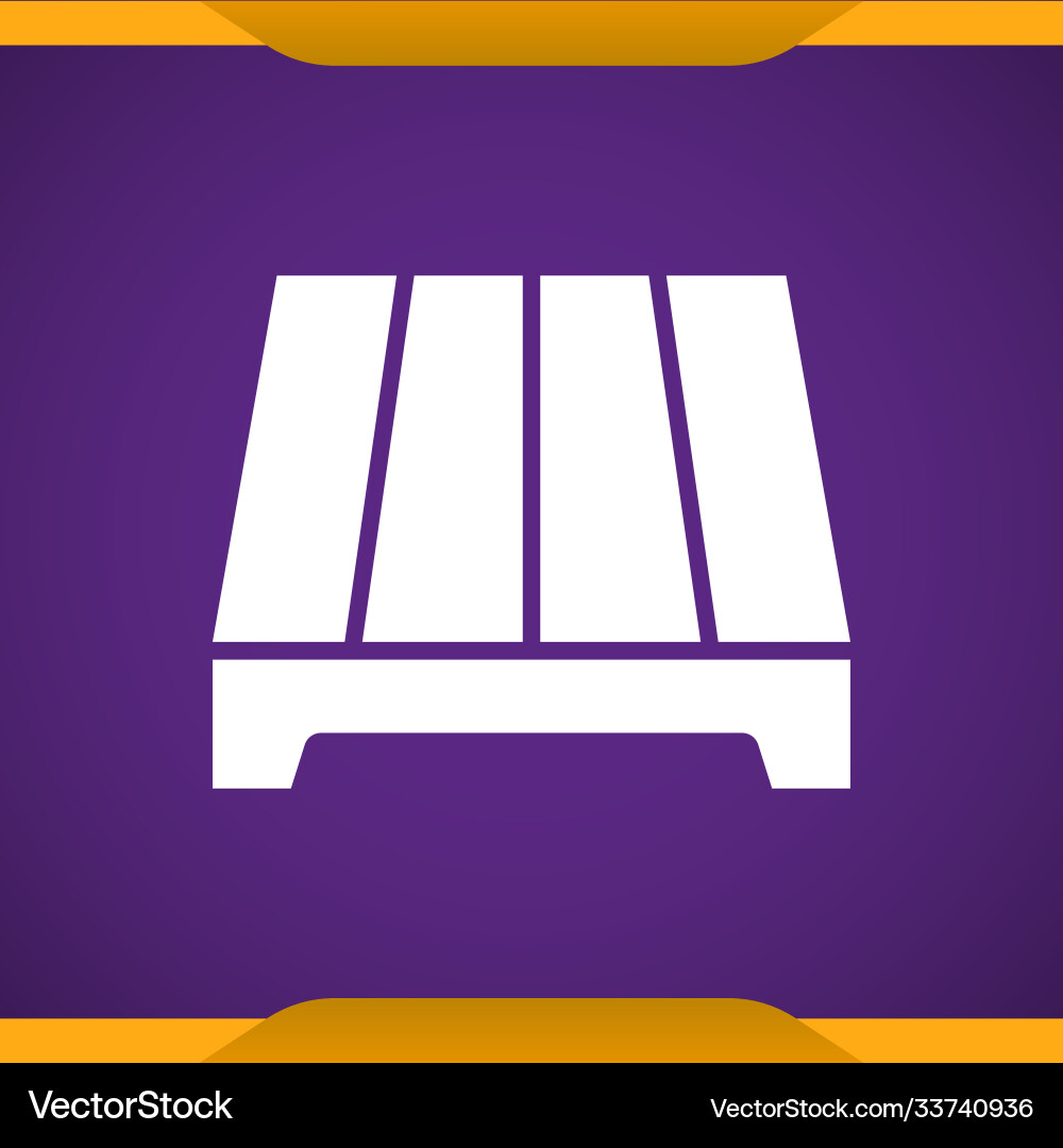 Pallet icon for web and mobile Pallet icon for web and mobile vector image