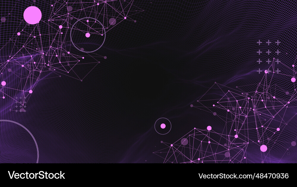 Template for science and technology presentation Template for science and technology presentation vector image