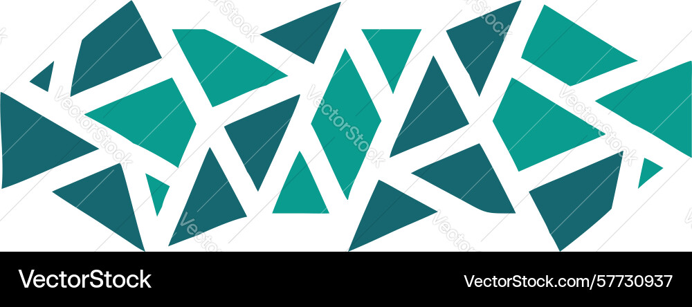 Abstract geometric shard pattern colorful design Vector Image