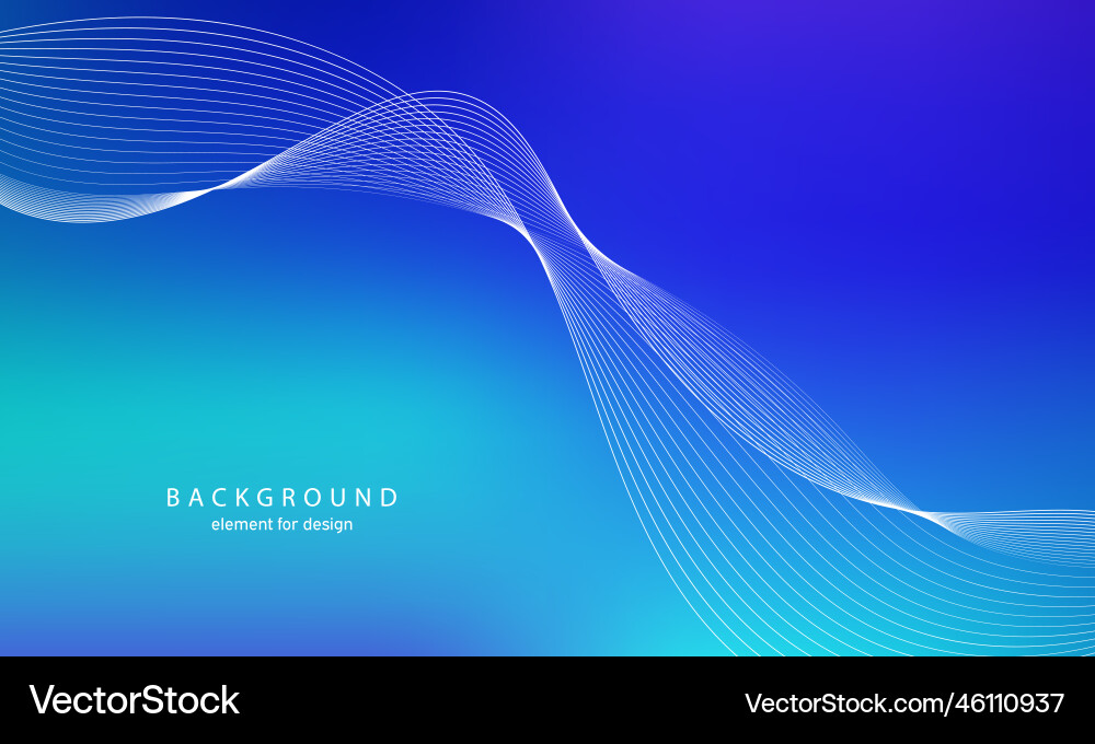 Abstraktes Gradienten Hintergrundwellenelement Abstraktes Gradienten Hintergrundwellenelement vektorbild