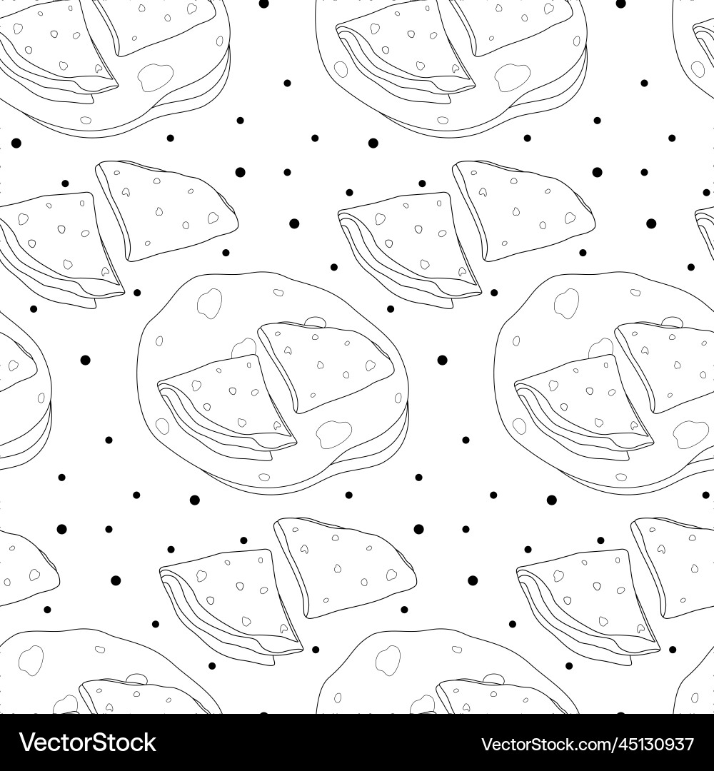 Endless pattern triangle folded and unfolded Endless pattern triangle folded and unfolded vector image