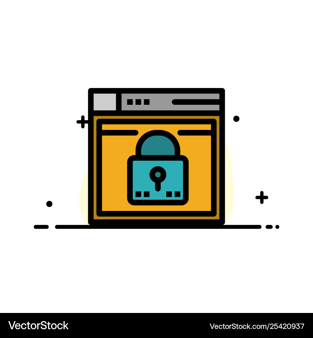 Login secure web layout password lock business Login secure web layout password lock business vector image