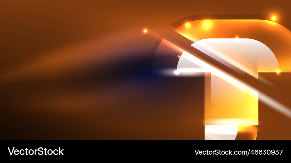 Neon round shapes lines and triangle elements hi Neon round shapes lines and triangle elements hi Vector Image