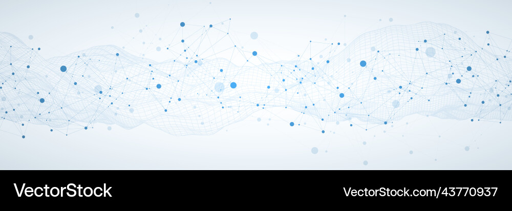 Template for science and technology presentation Template for science and technology presentation vector image