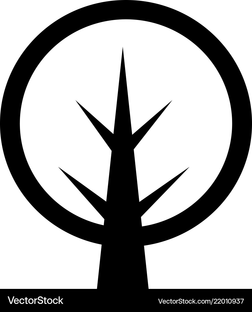 Tree icon vector image