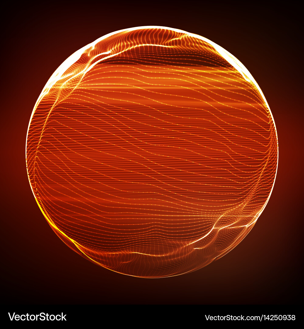 Abstract mesh background chaotically vector image