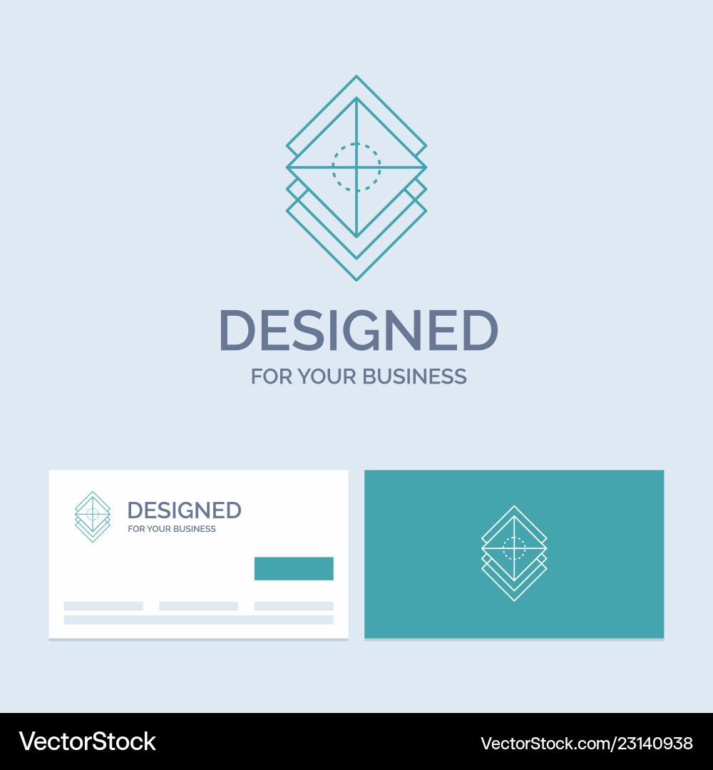 Arrange design layers stack layer business logo Arrange design layers stack layer business logo vector image