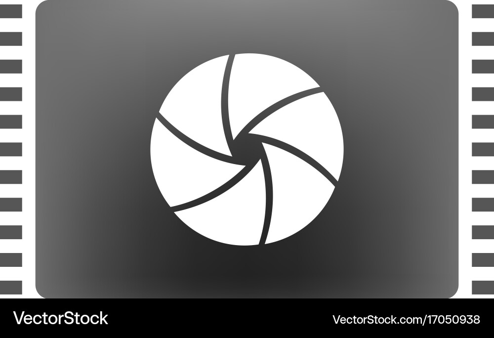 Camera shutter icon Vector Image